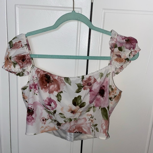 Windsor blouse, cropped corset style top - Picture 4 of 4